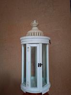 2x Witte Lantaarn Windlicht, Ophalen