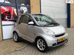Smart Fortwo cabrio 1.0 mhd Passion automaat, cabriolet, air, Auto's, Smart, Gebruikt, Zwart, 18 €/maand, 23 km/l