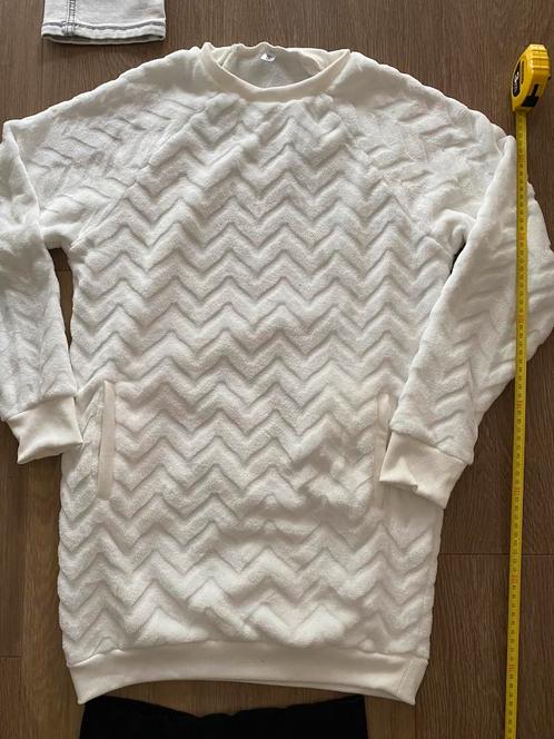 Zachte witte lange trui maat S., Kleding | Dames, Truien en Vesten, Gedragen, Maat 36 (S), Wit, Ophalen of Verzenden