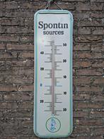 Prachtige oude publicitaire thermometer Sources Spontin, Verzamelen, Merken en Reclamevoorwerpen, Ophalen of Verzenden, Nieuw