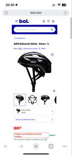 AGU Subsonic Fietshelm - Zwart - Maat L, Fietsen en Brommers, Fietsaccessoires | Fietshelmen, Ophalen of Verzenden, Nieuw, L, Heer of Dame
