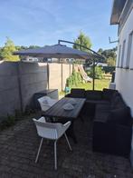 Loungeset met kussens, Tuin en Terras, Tuinsets en Loungesets, Ophalen, 5 zitplaatsen, Gebruikt, Loungeset