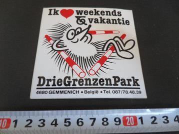 sticker België Gemmenich Drie Grenzen Park  strip  beschikbaar voor biedingen