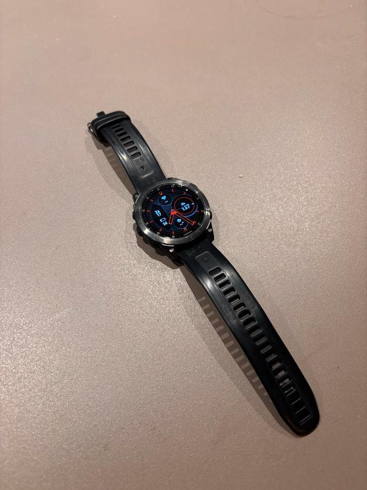 Garmin Epix Gen 2, Sieraden, Tassen en Uiterlijk, Smartwatches, Gebruikt, Android, Zwart, Afstand, Calorieverbanding, Conditie