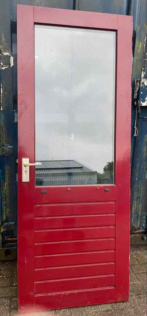 Te koop buitendeuren vele maten en soorten, Doe-het-zelf en Verbouw, Hang- en Sluitwerk, Zo goed als nieuw, Rvs, Ophalen
