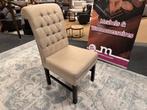 Eetkamerstoel Beige stof gecapitonneerd direct leverbaar, Huis en Inrichting, Stoelen, Ophalen, Hout, #Eetkamerstoel#Stoelen#Gecapitonneerd#Beige#Stof