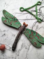 Wol vilten libelle vlinder beweegbaar mobiel, Verzenden, Zo goed als nieuw, Figuurtje(s)