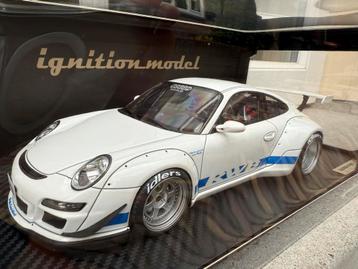 1:18 Porsche 911 997 GT3 RWB wit Ignition Model IG3252 beschikbaar voor biedingen