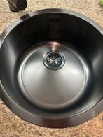 Nieuw ronde spoelbak in gunmetal, Huis en Inrichting, Keuken | Keukenelementen, Nieuw, Minder dan 100 cm, 25 tot 50 cm, 50 tot 100 cm