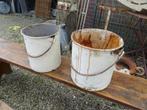 2 oude Franse verfemmers / verf emmers, Antiek en Kunst, Curiosa en Brocante, Ophalen