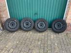 Velgen 5x100 conti winterbanden 185/60/15, Ophalen, Gebruikt, 15 inch, Banden en Velgen