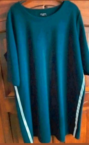 Sportieve tricot geribbelde jurk Via Appia Due maat 54