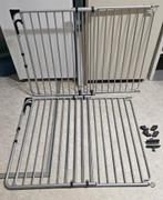 2 grijs metalen traphekjes tot 110cm lang, Ophalen, Gebruikt, 100 tot 115 cm, Metaal of IJzer