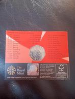 50 pence munt Londen Sport collection unc, 2 euro, Ophalen of Verzenden, Losse munt, Overige landen