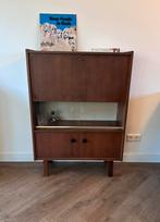 Vintage Midcentury wandkast/secretaire, Huis en Inrichting, Ophalen of Verzenden, Gebruikt, Midcentury