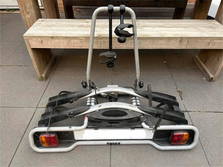 Thule EuroWay 944 Fietsendrager, Auto diversen, Fietsendragers, Gebruikt, Trekhaakdrager, 2 fietsen, Ophalen