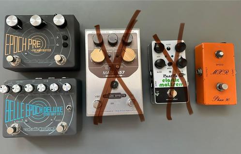 selection of pedals - Pastfx, Catalinbread, Origin, MXR, Muziek en Instrumenten, Effecten, Zo goed als nieuw, Chorus, Delay of Echo