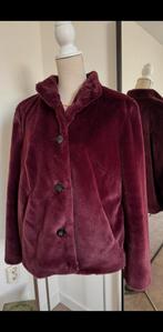 Mt 44  Fake Fur Nepbont jasje van Gerry Weber bordeauxrood, Ophalen of Verzenden, Zo goed als nieuw, Maat 42/44 (L), Rood