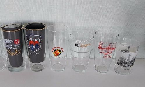 6 Themaglazen., Verzamelen, Glas en Borrelglaasjes, Zo goed als nieuw, Ophalen