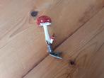 Antieke kerstbal kleine paddestoelen op knijper, Ophalen of Verzenden, Gebruikt