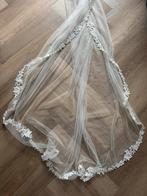 Randy Fenoli Poirier bruidssluier 280 cm ivoor, Ophalen of Verzenden, Zo goed als nieuw, Accessoires