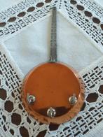 Rood koperen steelpannetje met haakjes voor sleutels, Ophalen of Verzenden, Koper