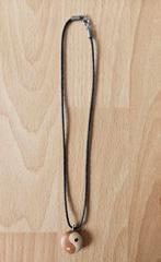 Ketting (touw) met houten yin yang symbool, Ophalen of Verzenden, Gebruikt, Bruin, Overige materialen