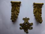 Antiek vuurverguld Bronzen Meubelgarnituur / Franse Empire, Antiek en Kunst, Verzenden