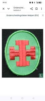 Gezocht 2x deze insigne wie heeft er 2, Ophalen of Verzenden, Zo goed als nieuw, Embleem, Speld of Insigne