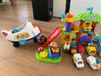 Vtech toet toet auto’s + baan en zoef zoef dieren +, Ophalen, Gebruikt, 2 tot 4 jaar