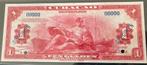 CURACAO 1gulden 1️⃣9️⃣4️⃣2️⃣ SPECIMEN UNC, Postzegels en Munten, Bankbiljetten | Nederland, Ophalen of Verzenden
