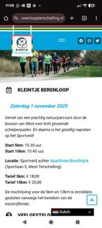 Kleintje Berenloop 5 km, Sport en Fitness, Loopsport en Atletiek, Overige merken, Overige typen, Nieuw, Ophalen of Verzenden