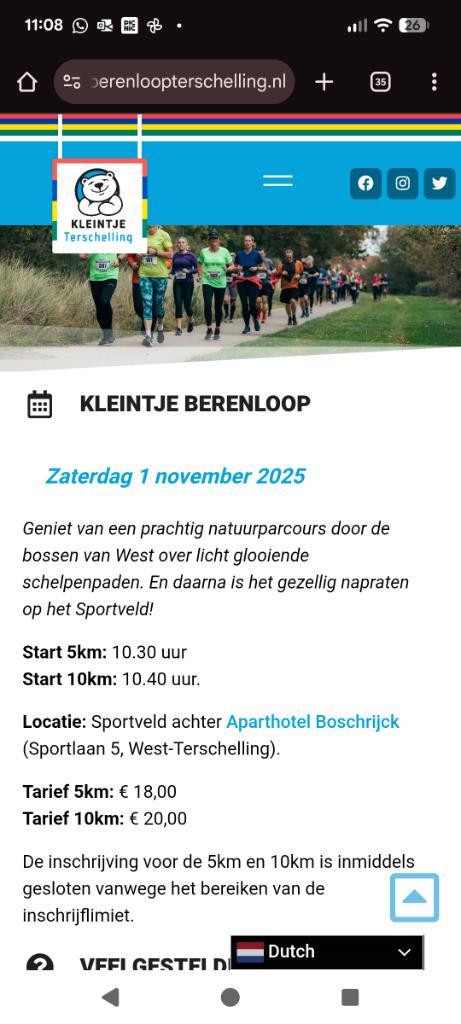 Kleintje Berenloop 5 km, Sport en Fitness, Loopsport en Atletiek, Nieuw, Overige typen, Hardlopen, Overige merken, Ophalen of Verzenden