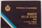 San Marino 1974 Muntset van 5 munten BU, Ophalen of Verzenden, Overige landen, Setje