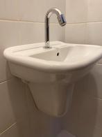 Fontein met syfonkap fabr. V&B kleur Wit afm. 45x34 cm., Doe-het-zelf en Verbouw, Sanitair, Ophalen, Zo goed als nieuw, Toilet