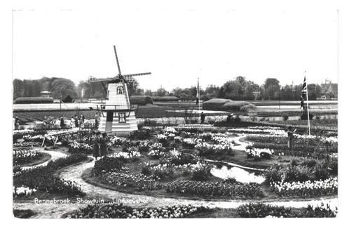 982863	Bennebroek	Showtuin	Linnaeushof	Gelopen met postzegel, Verzamelen, Ansichtkaarten | Nederland, Gelopen, Noord-Holland, Ophalen of Verzenden