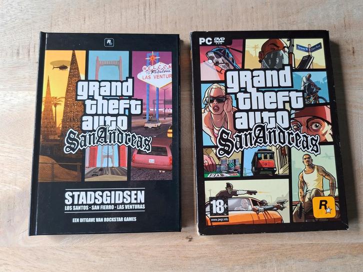 GTA San Andreas + Stadsgidsen, Spelcomputers en Games, Games | Pc, Gebruikt, Avontuur en Actie, 1 speler, Ophalen of Verzenden