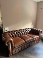 Chesterfield 3 zits bank met fauteuil, Ophalen, Gebruikt, Chesterfield, Driepersoons