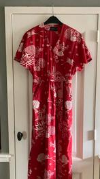 Rode Ochtendjas / housedress met wit bloempatroon., Ophalen of Verzenden, Rood, Overige typen