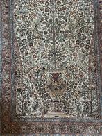Wollen tapijt met Perzische kirman motieven, Gebruikt, Rechthoekig, Overige kleuren, 100 tot 150 cm