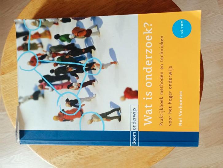 Nel Verhoeven - Wat is onderzoek?, Boeken, Wetenschap, Zo goed als nieuw, Ophalen of Verzenden