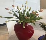 Rode vaas gevraagd, Huis en Inrichting, Woonaccessoires | Vazen, Ophalen, Minder dan 50 cm, Rood, Glas