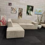 *SHOWROOMMODEL | *NIEUWSTAAT | Velvet | Ribstof | Hoekbank, 250 tot 300 cm, Hoekbank, Zo goed als nieuw, Dongenseweg 13e, 5121 PB Rijen