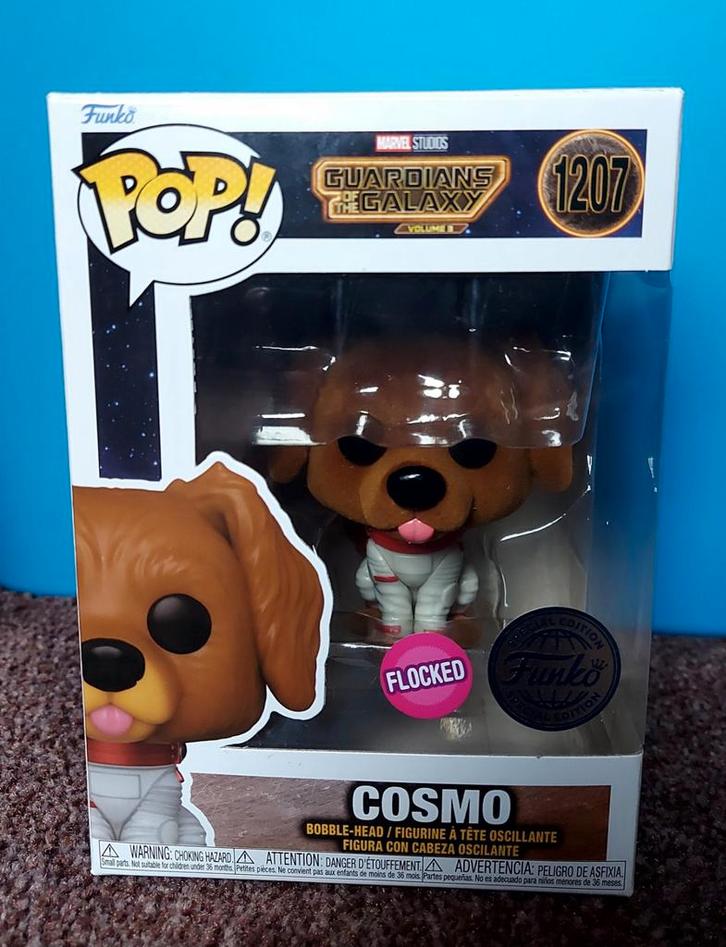 Funko Pop! Cosmo Flocked - Guardians of the Galaxy, Verzamelen, Poppetjes en Figuurtjes, Zo goed als nieuw, Ophalen