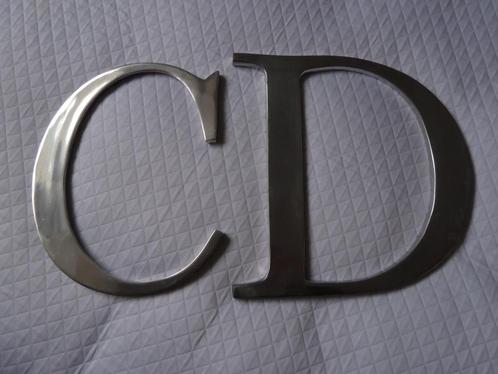 Christian Dior originele reclame logo letters, aluminium, Verzamelen, Merken en Reclamevoorwerpen, Zo goed als nieuw, Overige typen