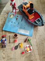 Te koop playmobiel!Sint en piet boot met toebehoren., Ophalen of Verzenden, Zo goed als nieuw