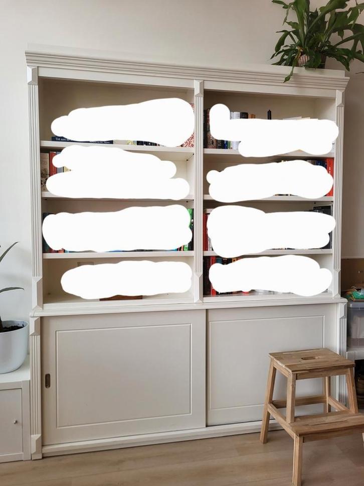 Boekenkast, Huis en Inrichting, Kasten | Boekenkasten, Gebruikt, 50 tot 100 cm, 200 cm of meer, 25 tot 50 cm, Ophalen
