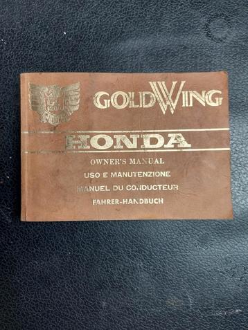 Gratis Serviceboekje/handleiding Honda Gold Wing 1200 beschikbaar voor biedingen