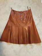 Sportieve rok van echt leder in maat 36, Kleding | Dames, Rokken, Ophalen of Verzenden, Zo goed als nieuw, Maat 36 (S), Grijs
