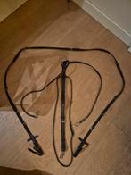 Thiedemanteugel / thiedemann zwart/zilver met clip, Dieren en Toebehoren, Paarden en Pony's | Hoofdstellen en Tuigage, Ophalen